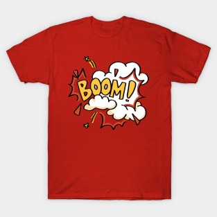 Boom explosion effect art T-Shirt